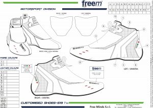 Freem Scarpe S19 – S19 Plus Kart (personalizzabile) - non omologate • Cri  Helmet Shop